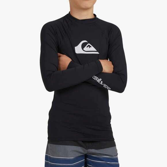 Quiksilver All Time Long Sleeve Rashguard - Picture 1 of 6